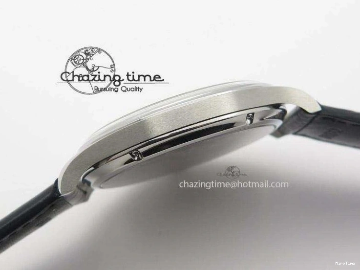 MIROTIME 0324 Portuguese IW545407 Black Dial ZF 1:1 Best Edition On Dark Blue Leather Strap DailyWear 7337